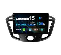 SXAUTO Android 12-6G+128G - IPS Autoradio pour Ford Tourneo Transit Custom (2013-2021) - sans Fil Carplay/Android Auto/DSP - LED Caméra + MIC - 9 Pouce 2 Din - Dab Volant 360-Camera Fast-Boot AHD