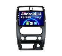 SXAUTO Android 12 Autoradio pour Suzuki Jimny 3 (2005-2019) - sans Fil Carplay + Android Auto - 2G+32G - Caméra arrière Gratuit - IPS 9 Pouce 2 Din - Dab Volant WiFi Fast-Boot Bluetooth Split-Screen