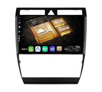 SXAUTO Android 14 - [6G+128G] - IPS Autoradio pour Audi A6 C5 S6 / RS6 (1999-2006) - sans Fil Carplay/Android Auto/DSP - LED Caméra + MIC - 9 Pouce 2 Din - Dab Volant 360-CAM Fast-Boot AHD WiFi