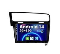 SXAUTO Android 14 Autoradio pour Golf 7 (2013-2018) - sans Fil Carplay + Android Auto - 2G+32G - Caméra arrière Gratuit - IPS 10.1 Pouce 2 Din - Dab Volant Fast-Boot WiFi Bluetooth DSP - Noir