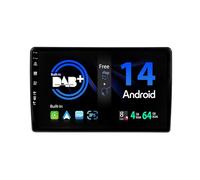 SXAUTO Android 14 『Built-in Dab』 IPS Autoradio pour Fiat 500L (2012-2016) - sans Fil Carplay/Android Auto/DSP - LED Caméra + MIC - 4G+64G - 10.1 Pouce 2 Din - Dab Volant 360-CAM Fast-Boot AHD WiFi