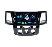 SXAUTO Android 14 IPS Autoradio pour Toyota Fortuner Hilux Revo Vigo (2004-2014) - sans Fil Carplay/Android Auto/DSP - 4G+64G - LED Caméra + MIC - 9 Pouce 2 Din - Dab Volant Fast-Boot 360-CAM AHD DSP