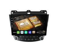 SXAUTO Android 15 - [6G+128G] - IPS Autoradio pour Honda Accord 7th (2002-2007) - sans Fil Carplay/Android Auto/DSP - LED Caméra + MIC - 10.1 Pouce 2 Din - Dab Volant 360-Camera Fast-Boot AHD WiFi