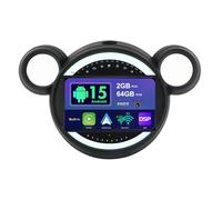 SXAUTO Android 15 Autoradio pour BMW Mini Cooper R56 R60 (2007-2014) - sans Fil Carplay + Android Auto - 2G+64G - Caméra arrière - IPS 9 Pouce 2 Din - Dab Volant Fast-Boot DSP Split-Screen Bluetooth