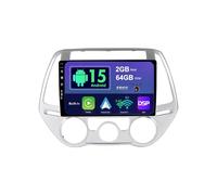 SXAUTO Android 15 Autoradio pour Hyundai I20 (2012-2014) - sans Fil Carplay + Android Auto - 2G+64G - Caméra arrière - 9 Pouce 2 Din - Dab Volant Fast-Boot DSP Split-Screen Bluetooth Dual Band WiFi