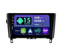 SXAUTO Android 15 Autoradio pour Nissan XTrail Qashqai j11 Rouge (2014-2018) - sans Fil Carplay + Android Auto - 2G+64G - Caméra arrière Gratuit - IPS 10 Pouce 2 Din - Dab Volant Fast-Boot DSP WiFi