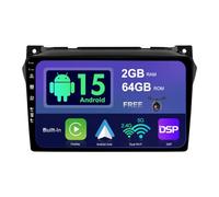 SXAUTO Android 15 Autoradio pour Suzuki Alto Nissan Pixo (2009-2016) - sans Fil Carplay + Android Auto - 2G+64G - Caméra arrière - IPS 9 Pouce 2 Din - Dab Volant Fast-Boot DSP Split-Screen Bluetooth