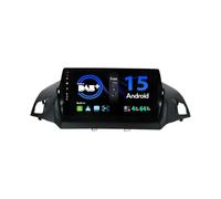 SXAUTO Android 15『Built-in Dab』IPS Autoradio pour Ford Kuga Escape C-Max 2013-2017 - sans Fil Carplay/Android Auto/DSP - LED Caméra + MIC - 4G+64G - 9 Pouce 2 Din - Dab Volant 360-CAM Fast-Boot