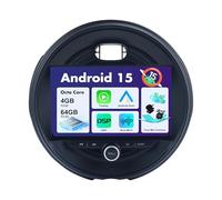 SXAUTO Android 15 IPS Autoradio pour BMW Mini Cooper F54 F55 F56 F60 (2015-2019) - sans Fil Carplay/Android Auto/DSP - 4G+64G - LED Caméra + MIC - 9 Pouce 2 Din - Dab Volant Fast-Boot 360-CAM WiFi