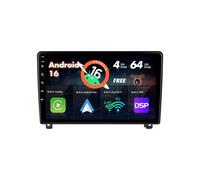 SXAUTO Android 16 Autoradio pour Peugeot 407 2004-2011 - sans Fil Carplay + Android Auto - 4G+64G - Caméra arrière - IPS 9 Pouce 2 Din - Dab Volant Fast-Boot Split-Screen Bluetooth Dual Band WiFi