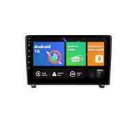 SXAUTO Android 16 『Built-in Dab』 IPS Autoradio pour Peugeot 407 2004-2011 - sans Fil Carplay/Android Auto - LED Caméra + MIC - 4G+64G - 9 Pouce 2 Din - Volant 360-CAM Fast-Boot AHD Dual Band WiFi