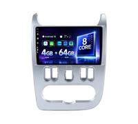 SXAUTO Android 16 IPS Autoradio pour Renault Logan 1 Sandero/Largus Dacia Duster 2009-2017 - sans Fil Carplay/Android Auto - 4G+64G - LED Caméra + MIC - 9 Pouce - Dab Volant Fast-Boot 360-CAM AHD
