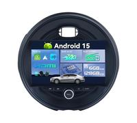 SXAUTO『Built-in 4G LTE/Dab』Android 15-6G+128G Autoradio pour BMW Mini Cooper F54 F55 F56 F60 (2015-2019) - Carplay/Android Auto/DSP - Caméra + MIC - QLED 9 Pouce 2 Din - Volant Fast-Boot HDMI