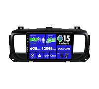 SXAUTO『Built-in 4G LTE/Dab』Android 15-6G+128G Autoradio pour Citroen Jumpy 3 / Peugeot Expert/Toyota Proace/Opel Vivaro (2016-2021) - Carplay/Android Auto - Caméra + MIC - QLED 9 Pouce HDMI