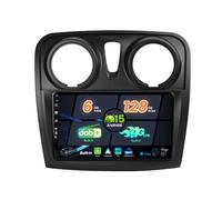 SXAUTO『Built-in 4G LTE/Dab』Android 15-6G+128G Autoradio pour Dacia - Sandero (2012-2017) - Carplay/Android Auto/DSP - Caméra + MIC - QLED 9 Pouce 2 Din - Volant 360-CAM Fast-Boot AHD WiFi HDMI