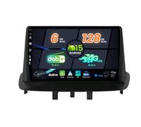 SXAUTO『Built-in 4G LTE/Dab』Android 15-6G+128G Autoradio pour Renault Megane 3 (2008-2014) - Carplay/Android Auto/DSP - Caméra + MIC - QLED 9 Pouce 2 Din -Daul Band Volant 360-CAM Fast-Boot HDMI