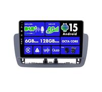 SXAUTO『Built-in 4G LTE/Dab』Android 15-6G+128G Autoradio pour Seat Ibiza (2012-2015) - Carplay/Android Auto/DSP - LED Caméra + MIC - QLED 9 Pouce 2 Din - Volant 360-CAM Fast-Boot AHD WiFi HDMI