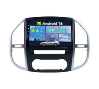 SXAUTO『Built-in 4G LTE/Dab』Android 16-6G+128G Autoradio pour Benz Vito 3 W447 (2014-2020) - Carplay/Android Auto/DSP - Caméra + MIC - QLED 10.1 Pouce 2 Din - Volant 360-CAM Fast-Boot WiFi HDMI