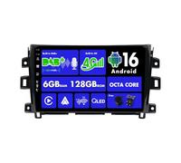 SXAUTO『Built-in 4G LTE/Dab』Android 16-6G+128G Autoradio pour Nissan NAVARA NP300 (2016-2018) - Carplay/Android Auto/DSP - Caméra + MIC - QLED 10.1 Pouce 2 Din - Daul Band Volant Fast-Boot HDMI