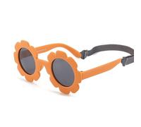 SXBCyan 0-36 Mois Bébé Lunettes Polarisées Nuances en Caoutchouc avec Bandeau Ajustable et Amovible for Tout-Petit Nouveau-né Âges du Nourrisson(Orange)