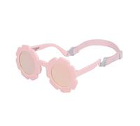 SXBCyan 0-36 Mois Bébé Lunettes Polarisées Nuances en Caoutchouc avec Bandeau Ajustable et Amovible for Tout-Petit Nouveau-né Âges du Nourrisson(Pink)