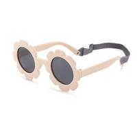 SXBCyan 0-36 Mois Bébé Lunettes Polarisées Nuances en Caoutchouc avec Bandeau Ajustable et Amovible for Tout-Petit Nouveau-né Âges du Nourrisson(Apricot)