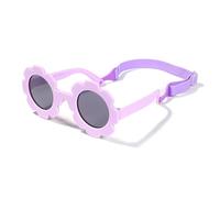 SXBCyan 0-36 Mois Bébé Lunettes Polarisées Nuances en Caoutchouc avec Bandeau Ajustable et Amovible for Tout-Petit Nouveau-né Âges du Nourrisson(Purple)