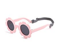 SXBCyan 0-36 Mois Bébé Lunettes Polarisées Nuances en Caoutchouc avec Bandeau Ajustable et Amovible for Tout-Petit Nouveau-né Âges du Nourrisson(Sakura)