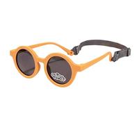 SXBCyan 6-30 Mois Bébé Lunettes De Soleil Rondes Polarisées Nuances En Caoutchouc Flexibles Avec Sangle For Tout-petit Nouveau-né Âges Du Nourrisson (Color : Yellow)