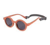 SXBCyan 6-30 Mois Bébé Lunettes De Soleil Rondes Polarisées Nuances En Caoutchouc Flexibles Avec Sangle For Tout-petit Nouveau-né Âges Du Nourrisson (Color : Orange)