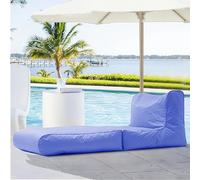 SXBCyan Housse De Pouf D'extérieur À Double Usage for Piscine, Chaise Longue, Canapé-lit Pliant, Imperméable, Oxford, sans Remplissage, for Jardin, Plage, Camping(Lavender)