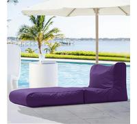 SXBCyan Housse De Pouf D'extérieur À Double Usage for Piscine, Chaise Longue, Canapé-lit Pliant, Imperméable, Oxford, sans Remplissage, for Jardin, Plage, Camping(Dark Purple)