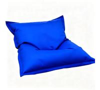 SXBCyan Housse Pouf Exterieur(sans Remplissage), Grand Confortable Côté, Haricot Paresseux, Impermeable Housse De Canapé Uniquement 140x180cm, Réutilisable La Natation(J-Dark Blue)