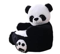 SXBCyan Pouf Chaise for Enfants Enfants Canapé Petit Dessin Animé Canapé Enfant Mignon Chaise Pouf Ottoman Princesse Siège Futon Ours Fauteuil Enfants Meubles(Black Bear)