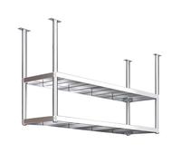 SXBHDM Ceiling Mounted Floating Shelves, Heavy Duty Stainless Steel Kitchen Storage Rack Wall Mounted Plant Stand/Wall Decor(70x35x80cm)