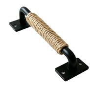 SXBHDM Poignée en corde solide avec vis | pour portes de grange push-pull | Poignées de porte poignée de porte coulissante armoires de cuisine meubles armoire poignée de médecine(20cm)