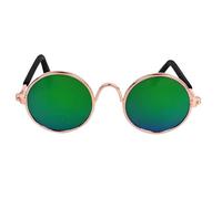 SXDHOCDZ Lunettes pour Chat, Lunettes pour Chien, Tendances créatives, Lunettes de Soleil Uniques et insolites, Accessoires Photo (Bleu, Rouge, Vert)(Green,8 * 7.5 * 3cm)