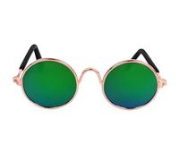 SXDHOCDZ Lunettes pour Chat, Lunettes pour Chien, Tendances créatives, Lunettes de Soleil Uniques et insolites, Accessoires Photo (Bleu, Rouge, Vert)(Green,8 * 7.5 * 3cm)