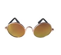 SXDHOCDZ Lunettes pour Chat, Lunettes pour Chien, Tendances créatives, Lunettes de Soleil Uniques et insolites, Accessoires Photo (Bleu, Rouge, Vert)(Red,8 * 7.5 * 3cm)