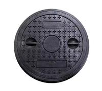 SXDQMX Couvercle Fosse Septique, Plaque D'égout avec Poignée, Système de Verrouillage par Encliquetage, Adaptés aux Rues Piétonnes, aux écoles