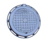 SXDQMX Plaques D'égout Robustes en Fonte, Couvercle Fosse Septique, Conception Monobloc, Antivol, Adaptées aux Parkings et aux Routes Municipales(50 cm/20 in)