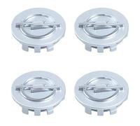 SXDZHK Auto Cache Moyeux pour Opel Corsa 2006-2014, Cache Moyeu Centre de Jante Capuchons Cache de Roue Centrale D'emblème Antirouille PoussièRe DéCoration Accessoires 4PCS,Silver-64MM