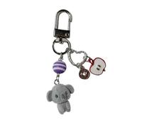 Sxett Charmant porte-clés en forme d'ours pour téléphone portable - Accessoire pour les femmes à la mode, Koala Lock
