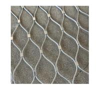 SXEVZOO 304 Filet À Corde En Acier Inoxydable, 10cm/3mm Filet De Sécurité Railing À Corde Flexible, Résistant Clôture De Protection Des Limites Pour Jardin Pâturage Étang(1.2x12m)