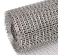 SXEVZOO 50x50mm Galvanisé Mailles Carrées Grillage Jardin Soudure DIY Décoratif Filets De Lapins Réutilisable Plate-bande Surélevée Clôture Pour Volailles(1.2x6m)