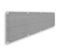 SXEVZOO Brise Vue pour Balcon, Hauteur 60cm/70cm Couverture de Clôture de Garde-Corps, Résistant aux Intempéries HDPE Pare-Soleil pour Extérieur Patio et Jardin (Color : Grey, Size : 60x430cm)