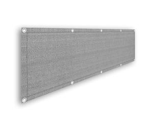 SXEVZOO Brise Vue pour Balcon, Hauteur 60cm/70cm Couverture de Clôture de Garde-Corps, Résistant aux Intempéries HDPE Pare-Soleil pour Extérieur Patio et Jardin (Color : Grey, Size : 60x320cm)