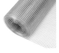 SXEVZOO Clôture En Rouleau En Acier Galvanisé Soudé De 10mm Pour Enclos Pour Animaux, Grillage Pour Cages, Protection Des Biens Et Clôtures De Jardin(1.2x6m)