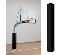 SXEVZOO Coussin de Poteau de Basket-Ball 180cm Haut Imperméable Toutes Saisons Protection en Mousse pour Poteaux Carrés de 9x9,15x15,20x20cm pour Plus de Sécurité(Black,15x15cm Pole)