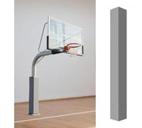 SXEVZOO Coussin de Poteau de Basket-Ball 180cm Haut Imperméable Toutes Saisons Protection en Mousse pour Poteaux Carrés de 9x9,15x15,20x20cm pour Plus de Sécurité(Grey,12x12cm Pole)